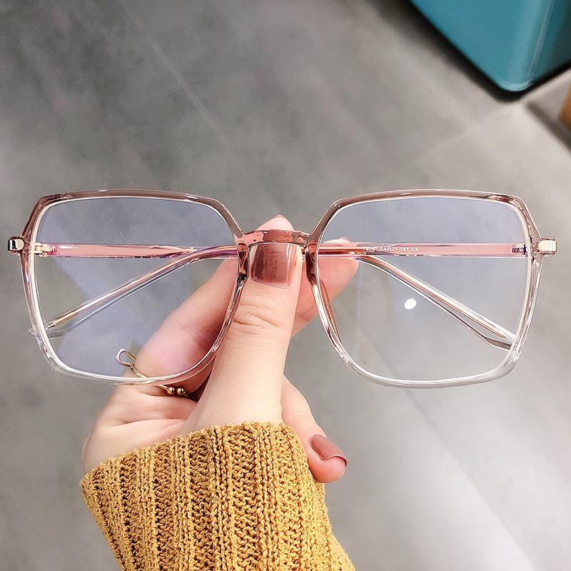Moda Tr90 Big Frame Literackie Męskie I Damskie Oprawki Przeciw Niebieskiemu Oświetleniu