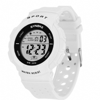 Moda Watch 3atm Wodoodporny El Light Wielofunkcyjny Kolorowy Sportowy Zegarek Cyfrowy Led