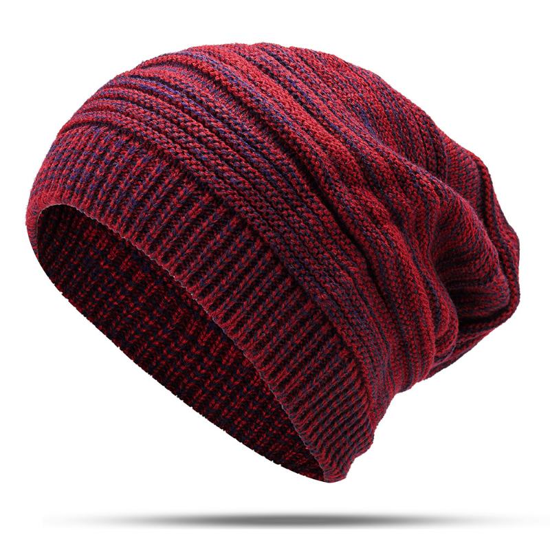 Moda Zimowa Ciepła Dzianinowa CZapka Outdoor Plus Rozmiar Plus Aksamitne Nauszniki CZapka Typu Beanie Dla Mężczyzn Dla Kobiet