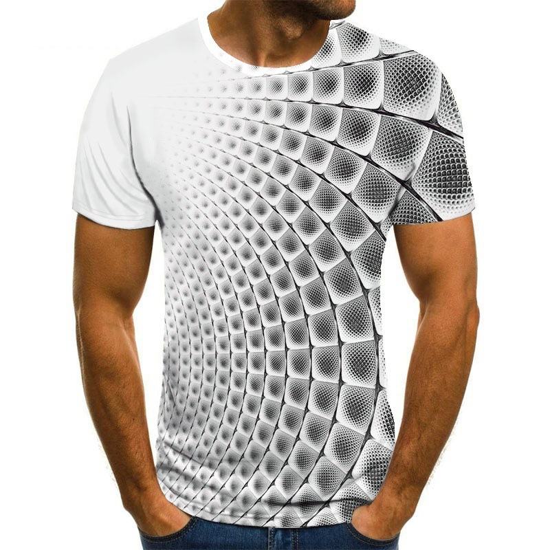 Modna Moda Nowość Wielokolorowa Koszulka Z Nadrukiem Graficznym 3d Męska Niestandardowa Odzież Uliczna Casual Wear