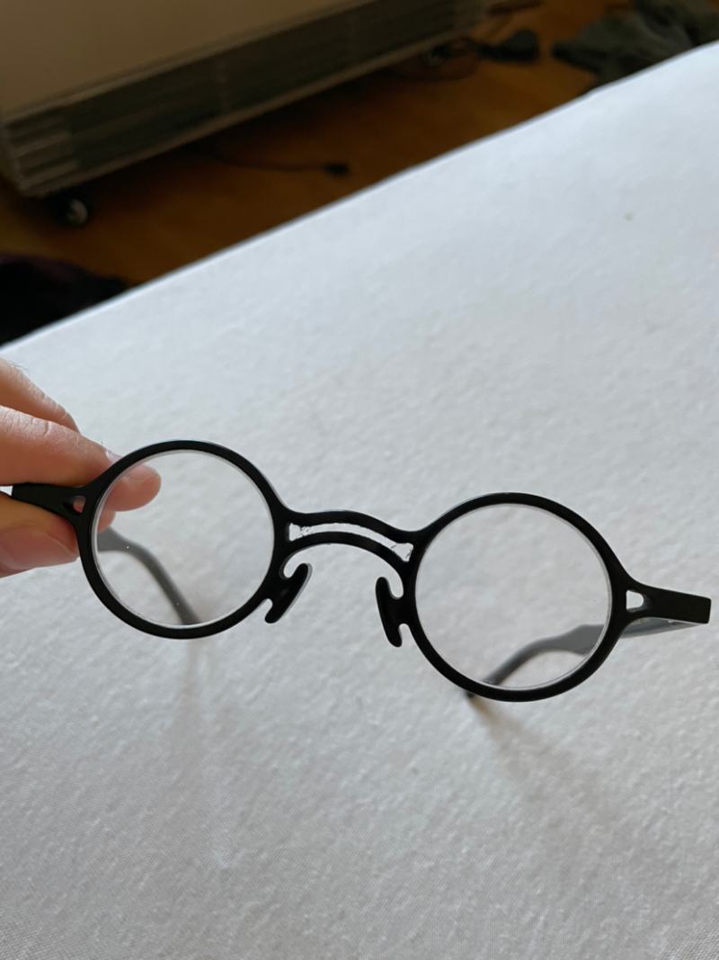 Modna Retro Mała Okrągła Ramka Do Okularów Optycznych Może Być Wyposażona W Krótkowzroczność