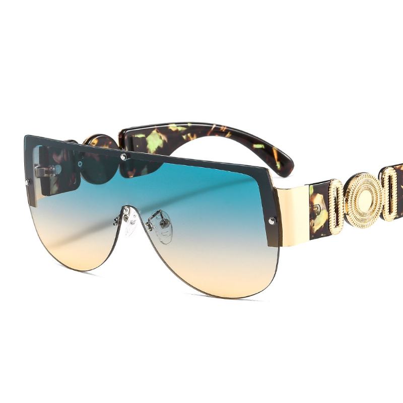Modne Proste Jednoczęściowe Okulary Przeciwsłoneczne W Stylu Retro