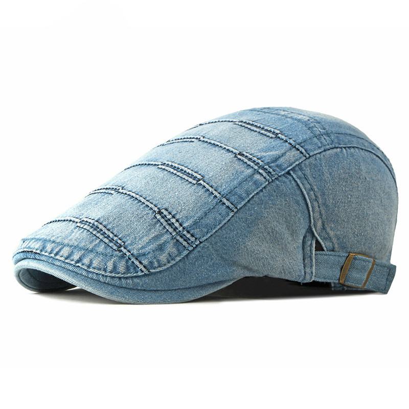 Modny Sprany Kapelusz Kowbojski Damski Wiosenny I Letni Casual Beret