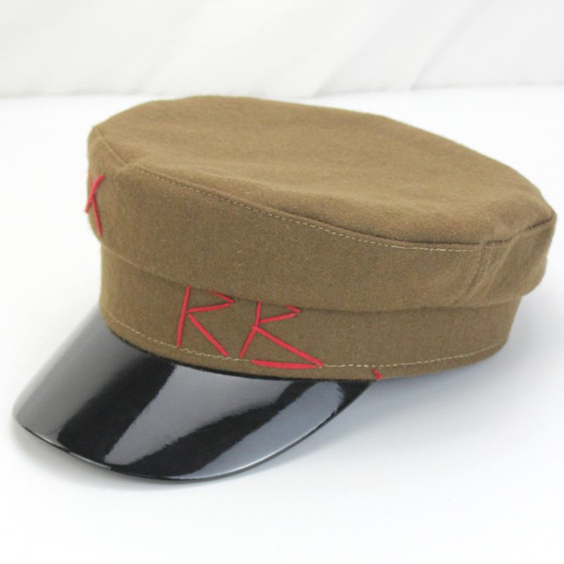 Modny Wełniany Beret Trend Ośmiokątny Kapelusz