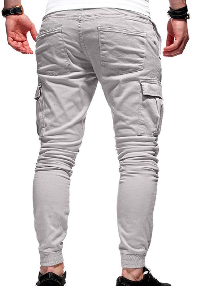 Muscle Brothers Sports Pants Męskie Kombinezony Casual Fitness Slim Elastic Feet
