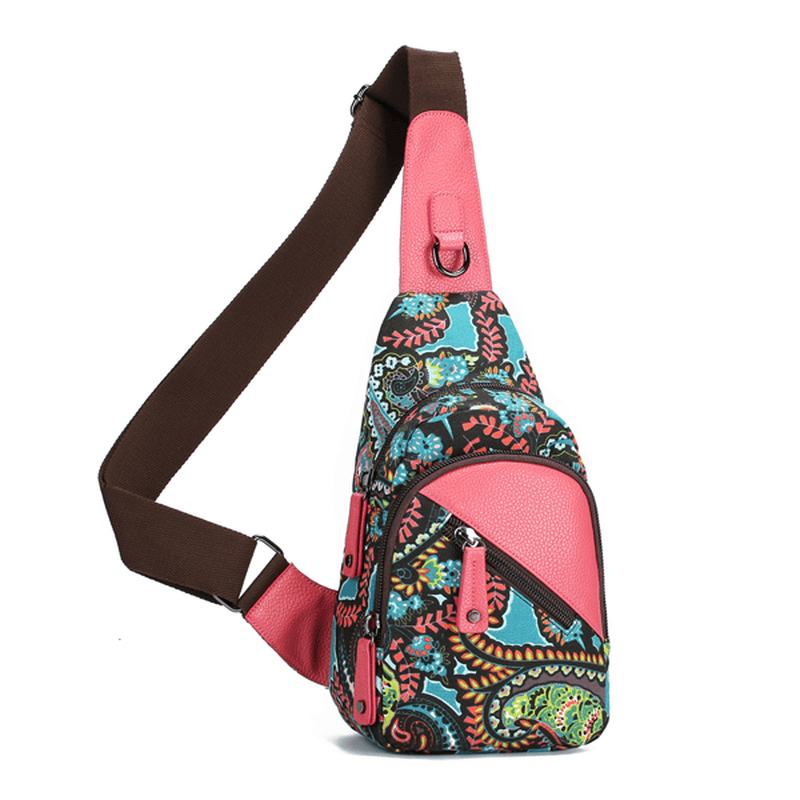 National Floral Summer Light Damskie Torba Na Klatkę Piersiową Torba Na Ramię Torba Na Ramię Crossbody