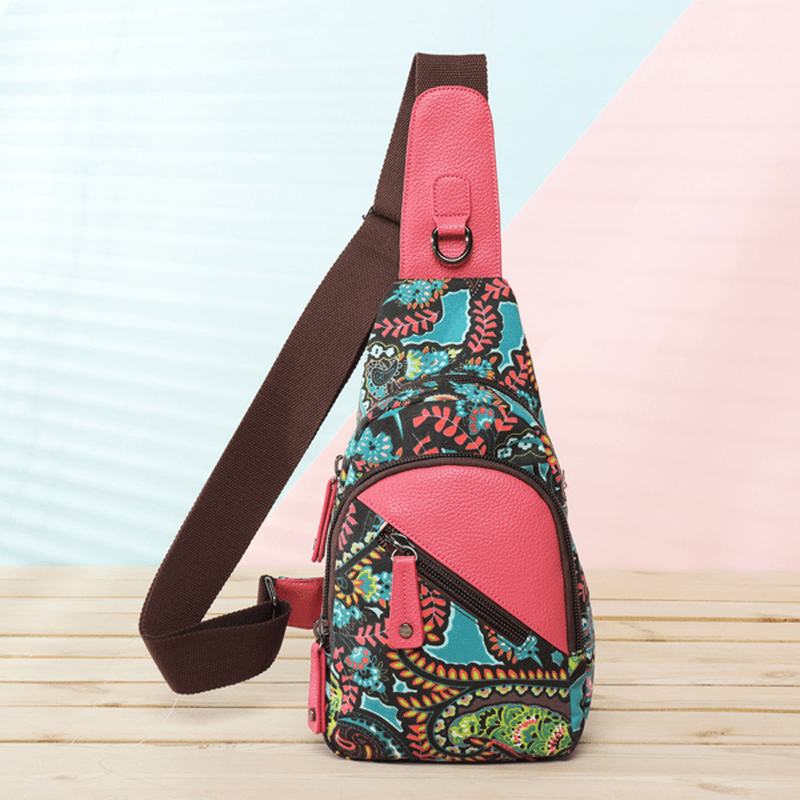 National Floral Summer Light Damskie Torba Na Klatkę Piersiową Torba Na Ramię Torba Na Ramię Crossbody