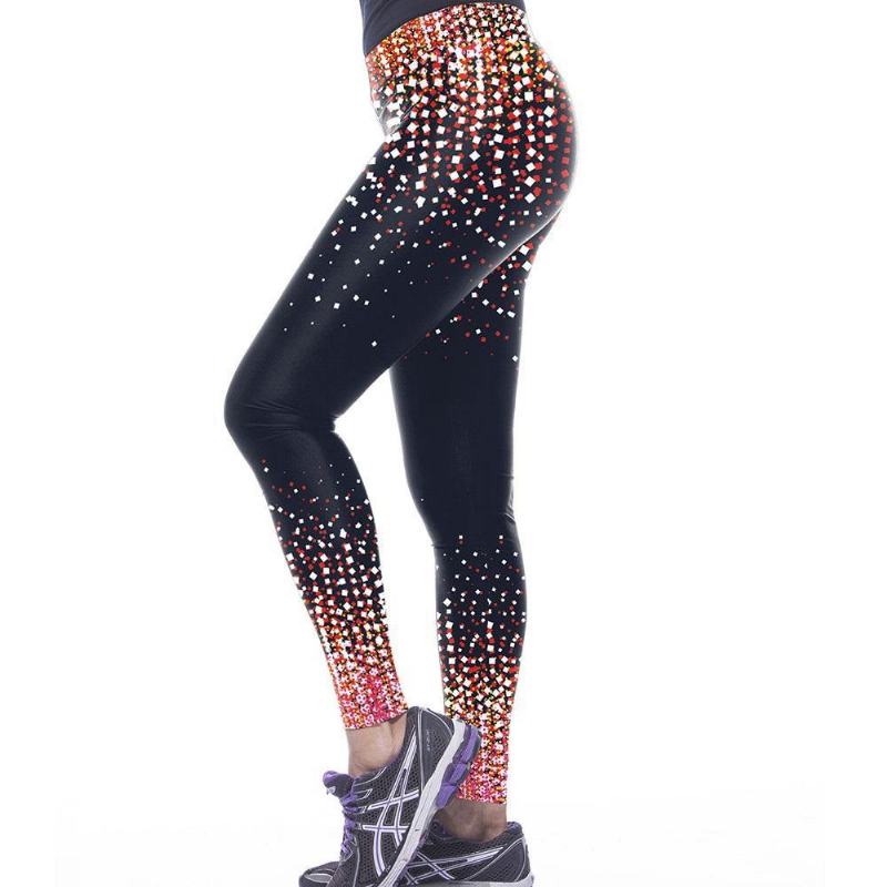 New Arrival Damskie Legginsy Spodnie Sportowe Starry Sky 3d Spot Printed Mujer Compression Legg Pants