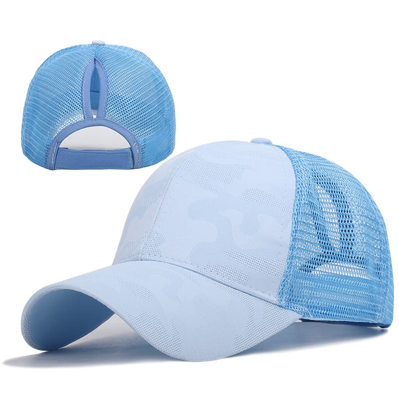 New Arrival Ladies Summer Moda Sport Kucyk CZapka Z Daszkiem Kobiety Messy Bun Baseball Hat