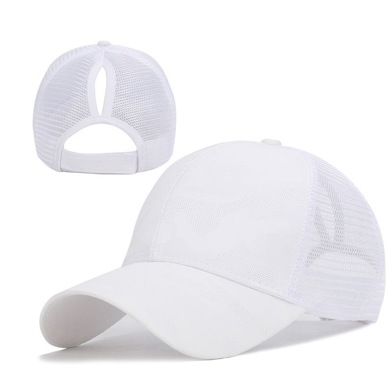 New Arrival Ladies Summer Moda Sport Kucyk CZapka Z Daszkiem Kobiety Messy Bun Baseball Hat