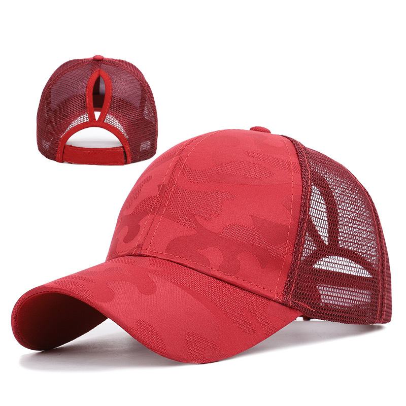 New Arrival Ladies Summer Moda Sport Kucyk CZapka Z Daszkiem Kobiety Messy Bun Baseball Hat