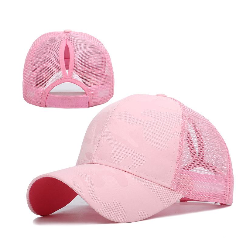 New Arrival Ladies Summer Moda Sport Kucyk CZapka Z Daszkiem Kobiety Messy Bun Baseball Hat