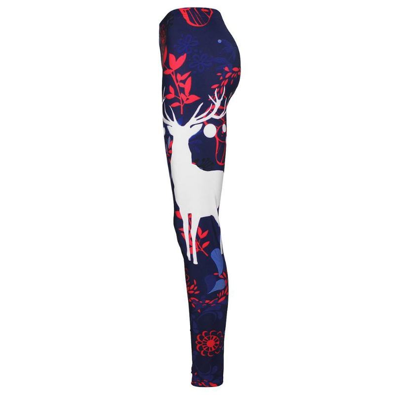 New Arrival Legginsy Damskie Jelenie Sika Nadruk Cyfrowy Animal Fitness Legg Szczupła Elastyczna Legginsy Treningowe Plus Size