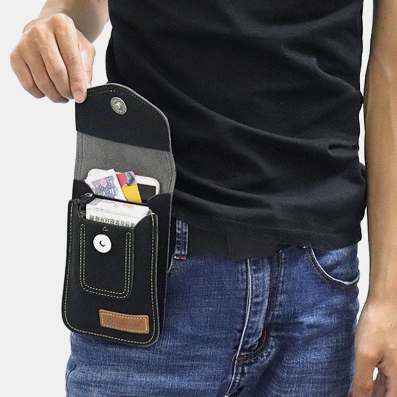 Nowa Torba Na Pasek Fanny Pack 6.5 Cala Torba Na Telefon Posiadacz Karty Łatwa Do Przenoszenia Torba Dla Mężczyzn