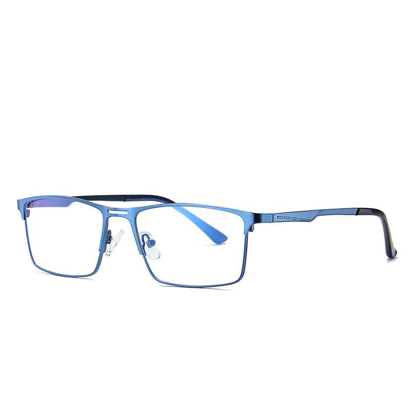 Nowe Anty-niebieskie Okulary Męskie Nieprecyzyjne Płaskie Lustro