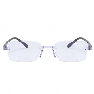 Nowe Bezramowe Okulary Do CZytania Z Diamentową Krawędzią Moda Anti-blue Light