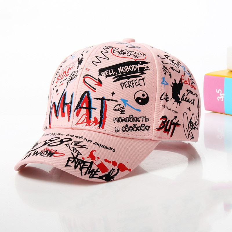 Nowe Co Graffiti CZapka Z Daszkiem Hip-hopowa CZapka Z Daszkiem Lato Podróży CZapki Z Daszkiem Mężczyźni Kobiety Outdoor Sports CZapki Na Co Dzień CZapki Typu Snapback Gorr