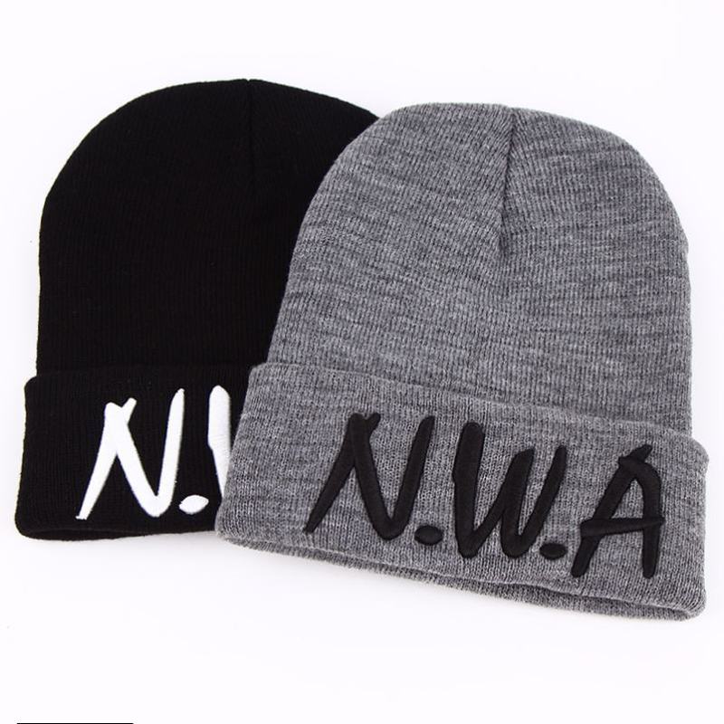 Nowe CZapki Zimowe Skullies Gangsta Nwa Z Dzianiny