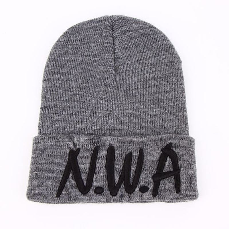 Nowe CZapki Zimowe Skullies Gangsta Nwa Z Dzianiny