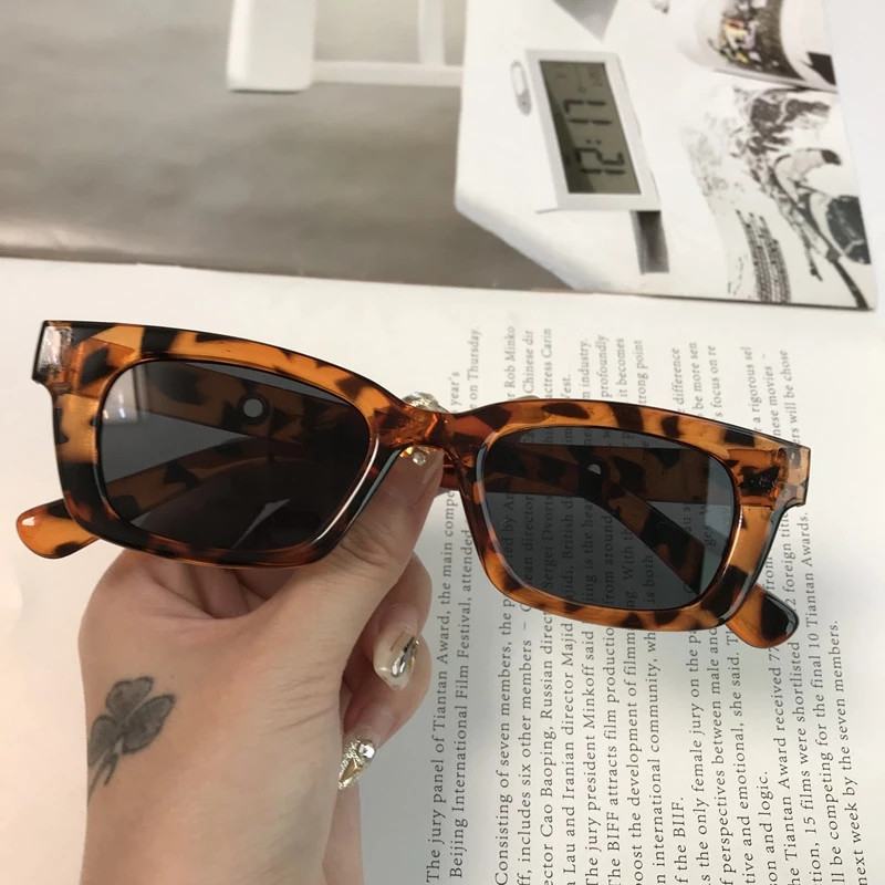 Nowe Małe Kwadratowe Okulary Przeciwsłoneczne Dla Mężczyzn I Kobiet