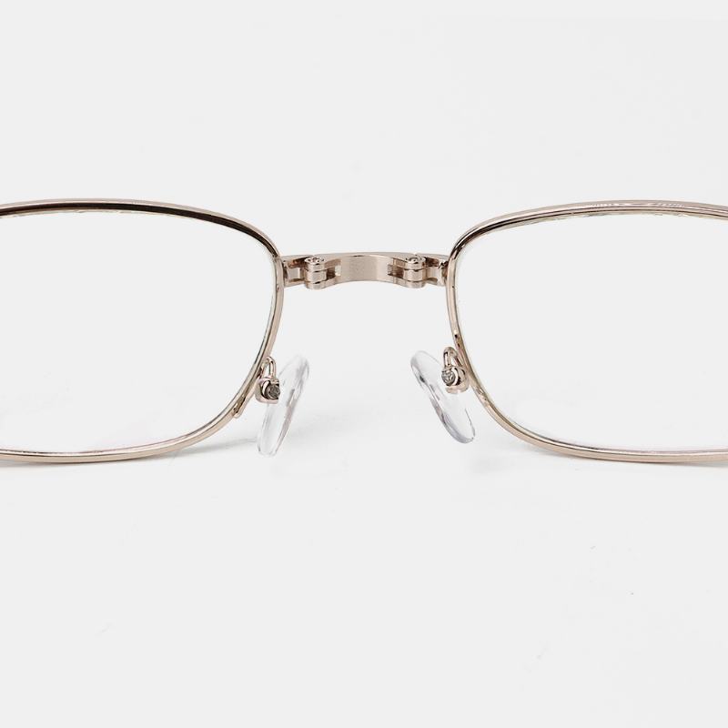 Nowe Składane Okulary Do CZytania Okulary Metalowe