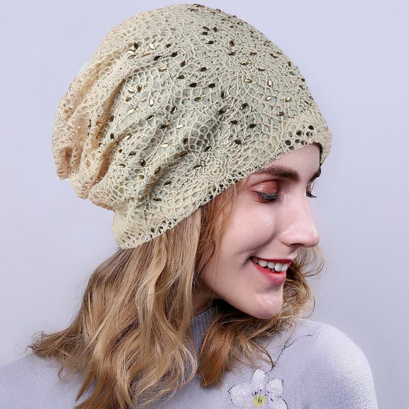 Nowy Knitting Cutout Beanie Hat Oddychające CZapki