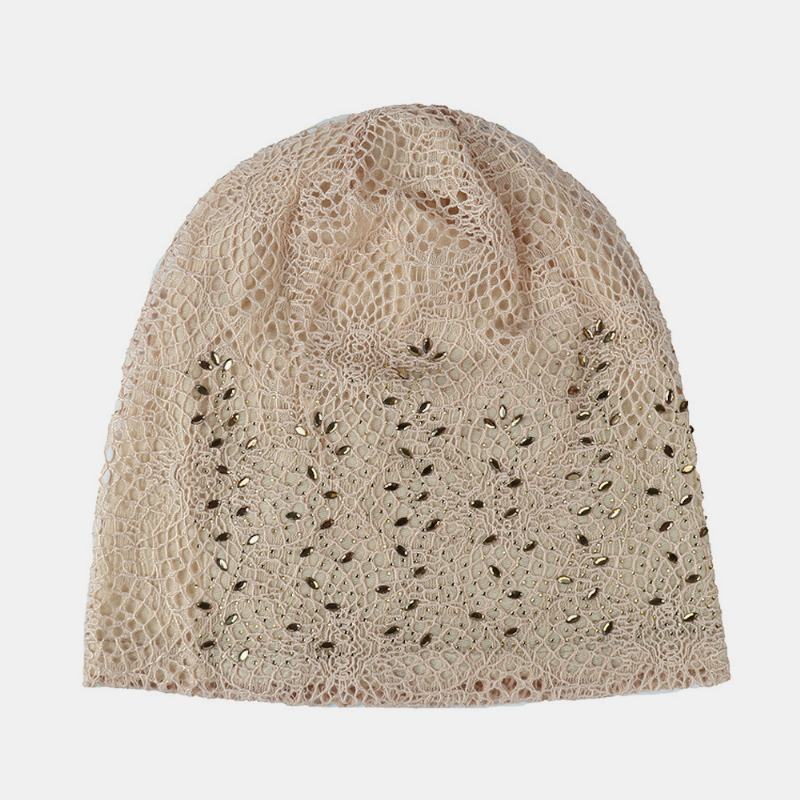 Nowy Knitting Cutout Beanie Hat Oddychające CZapki