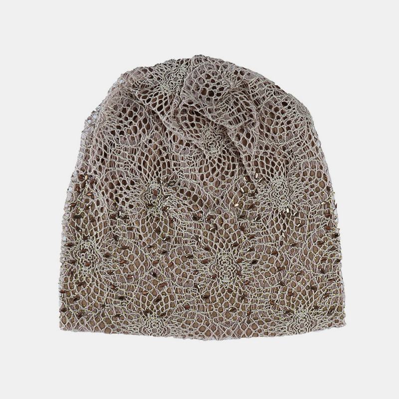 Nowy Knitting Cutout Beanie Hat Oddychające CZapki