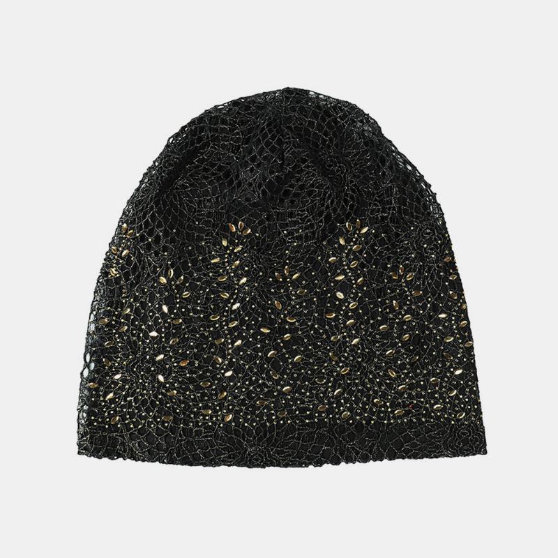 Nowy Knitting Cutout Beanie Hat Oddychające CZapki