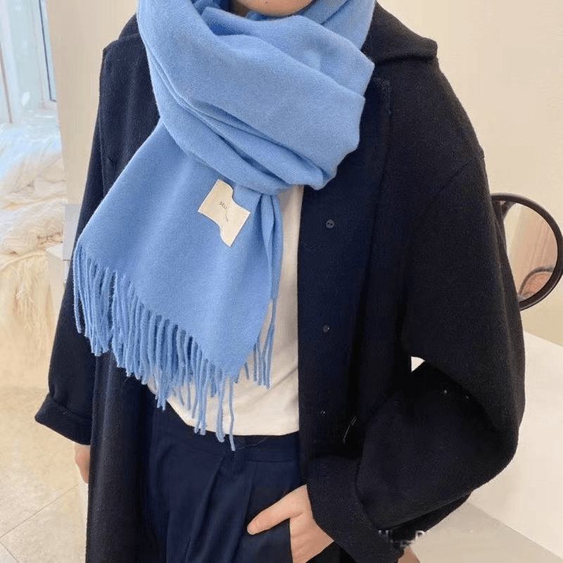 Nowy Styl Tassel Imitacja Kaszmiru Szalik Wyściełany Damski