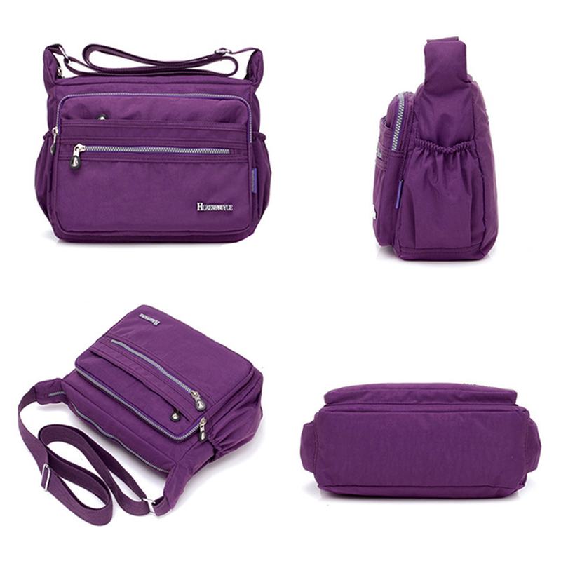 Nylonowa Wodoodporna Lekka Torba Na Ramię Crossbody