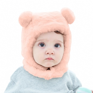 Ochrona Słuchu Bear Baotou Hat CZapki Dla Chłopców I Dziewcząt