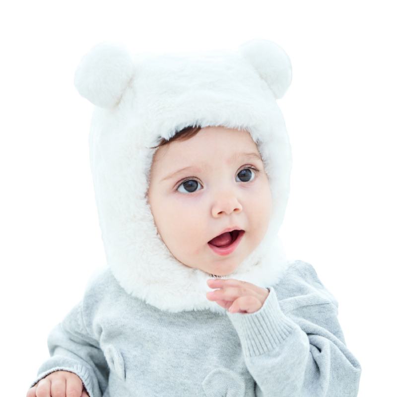 Ochrona Słuchu Bear Baotou Hat CZapki Dla Chłopców I Dziewcząt