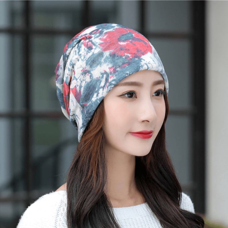 Oddychająca CZapka Z Nadrukiem Chemo CZapka Turban Outdoor Cap