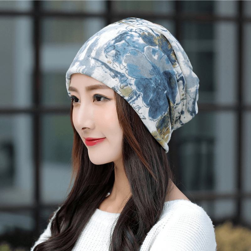 Oddychająca CZapka Z Nadrukiem Chemo CZapka Turban Outdoor Cap