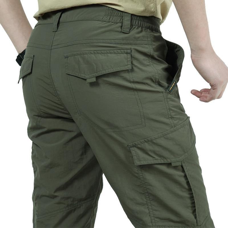Oddychające Lekkie Wodoodporne Szybkoschnące Spodnie Na Co Dzień Męskie Letnie Spodnie Wojskowe W Stylu Wojskowym Męskie Taktyczne Spodnie Cargo Męskie