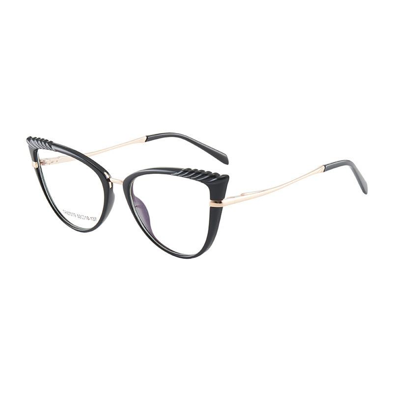 Okulary Antyniebieskie Ramki Okularów Kot Eye Super Lekkie