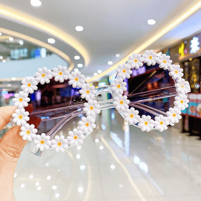 Okulary Przeciwsłoneczne Dla Dzieci Cute Flower Ochrona Przed Promieniowaniem Uv