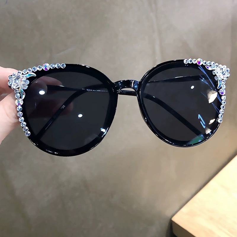 Okulary Przeciwsłoneczne Gm Kobiece Duże Oprawki Gwiazda W Tym Samym Stylu Netto CZerwone Retro Koreańskie Okulary