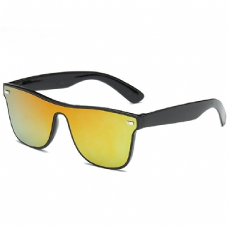 Okulary Przeciwsłoneczne Jednoczęściowe Gogle Trendy W Modzie Okulary Kierowcy Jazda Wyścigi Motocyklowe Lusterka