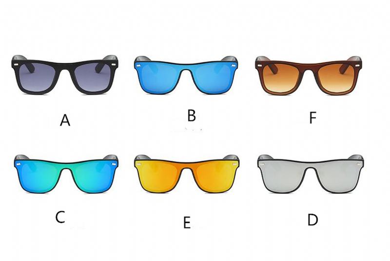 Okulary Przeciwsłoneczne Jednoczęściowe Gogle Trendy W Modzie Okulary Kierowcy Jazda Wyścigi Motocyklowe Lusterka