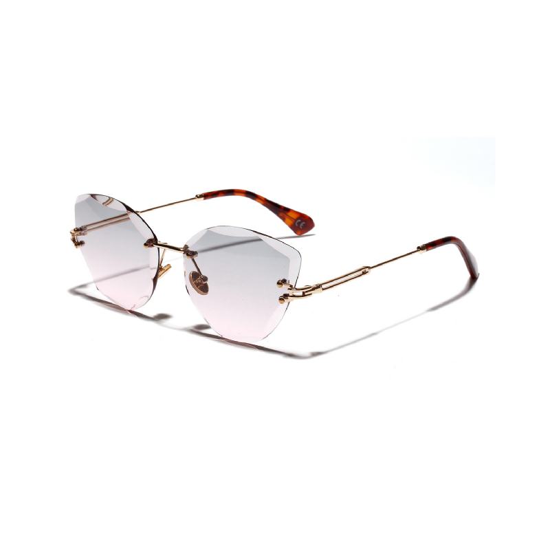 Okulary Przeciwsłoneczne Kot Eye W Stylu Retro Damskie Okulary Z Diamentowym Cięciem