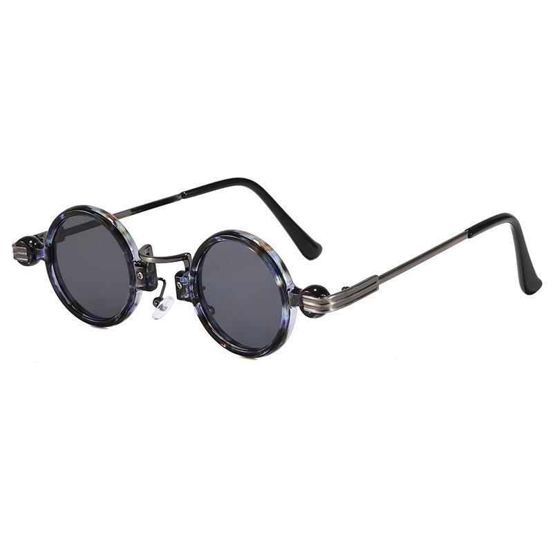 Okulary Przeciwsłoneczne W Stylu Steampunk Z Małą Ramką Spersonalizowane Okrągłe Okulary Przeciwsłoneczne W Stylu Hip-hop