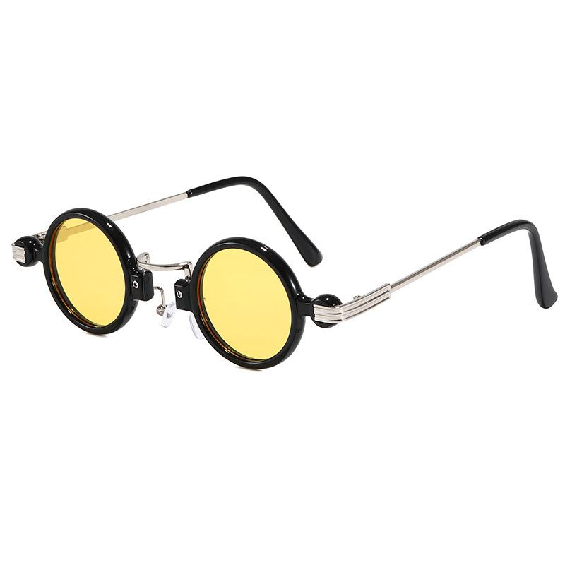 Okulary Przeciwsłoneczne W Stylu Steampunk Z Małą Ramką Spersonalizowane Okrągłe Okulary Przeciwsłoneczne W Stylu Hip-hop
