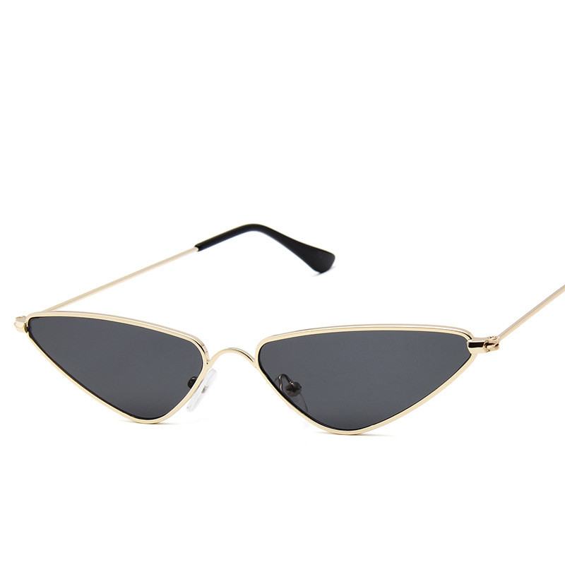 Okulary Przeciwsłoneczne Z Małą Ramką Moda Trójkąt Ocean Piece Metalowe Okulary Przeciwsłoneczne