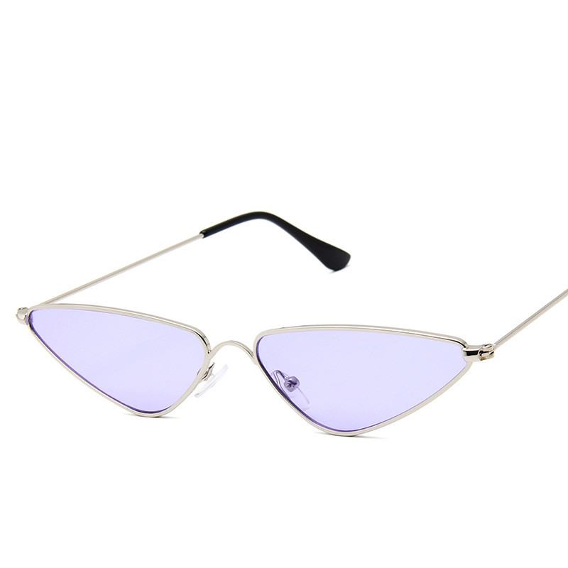 Okulary Przeciwsłoneczne Z Małą Ramką Moda Trójkąt Ocean Piece Metalowe Okulary Przeciwsłoneczne