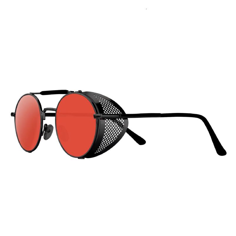 Okulary Steampunk Osobowość Okulary Przeciwsłoneczne Na Szybę Retro Ropucha Lustro Okrągłe Okulary Męskie Okulary Kobieta