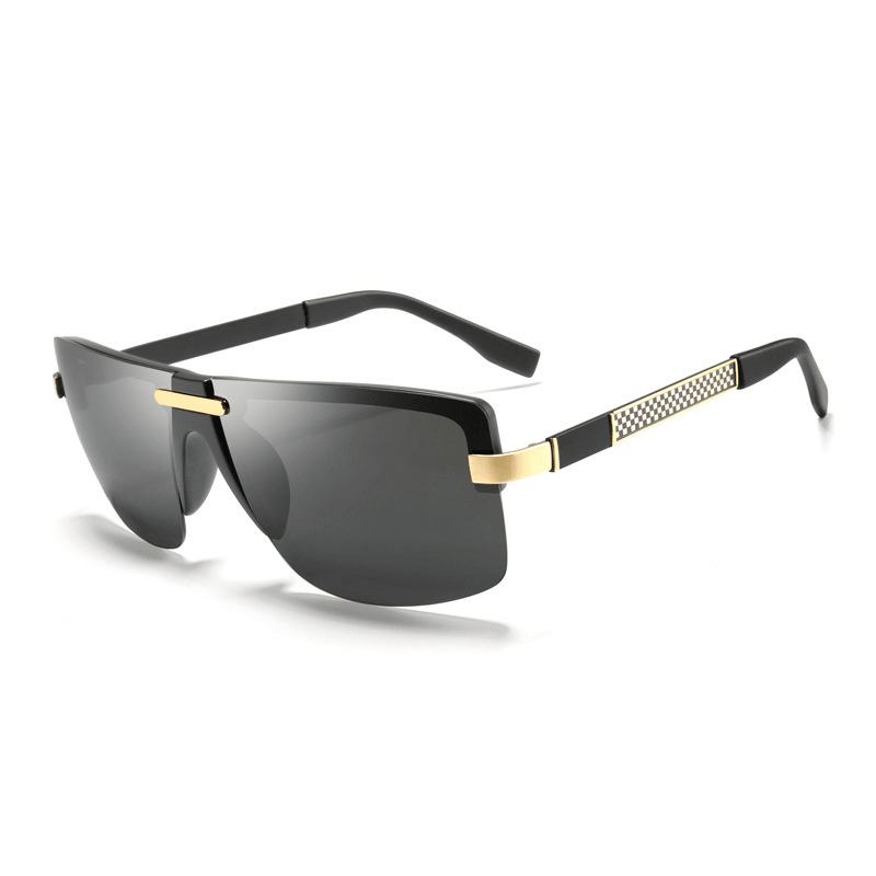 Outdoor Square Rimless Luksusowe Okulary Przeciwsłoneczne Uv400