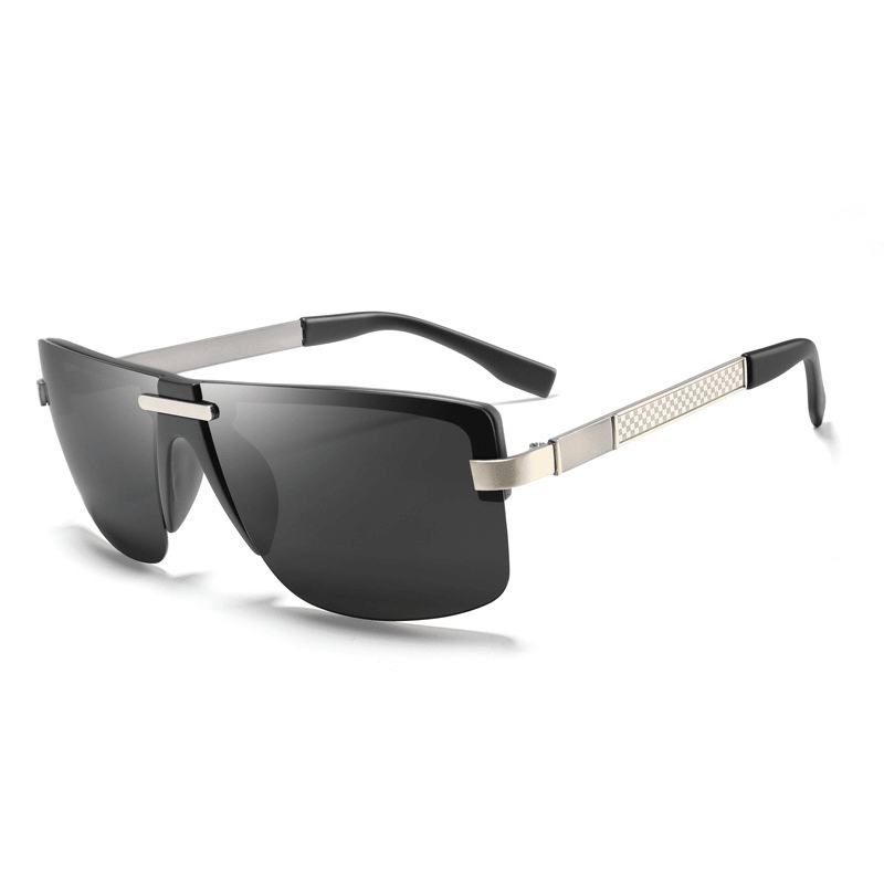 Outdoor Square Rimless Luksusowe Okulary Przeciwsłoneczne Uv400