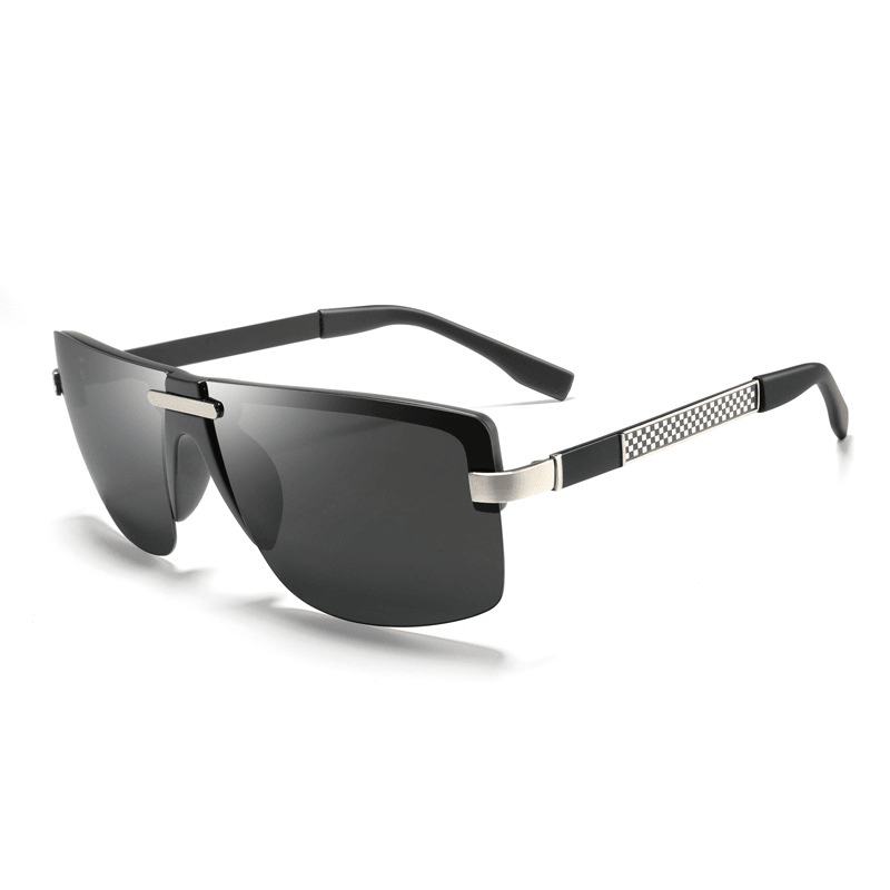 Outdoor Square Rimless Luksusowe Okulary Przeciwsłoneczne Uv400